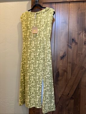 Mata Traders Olive Green Printed Jumpsuit Romper